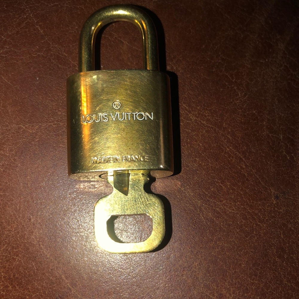 Louis Vuitton Gold Lock Key Holder